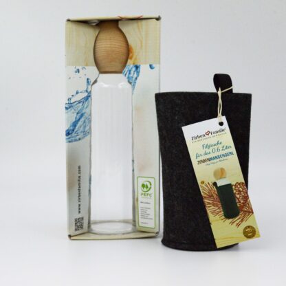 Zirbentrinkflasche 600ml