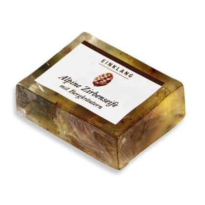 Alpine Zirbenseife mit Bergkräutern mit 90g - Einklang
